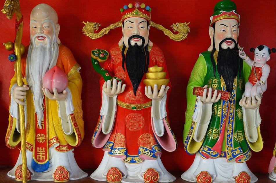 chinese dough figurines